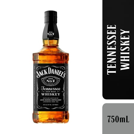 Jack Daniel's Old No. 7 Tennessee Whiskey, 750 mL Bottle, 80 Proof