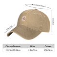 thumbnail image 4 of ZICANCN Casquette de Baseball Réglable Femmes, Abstract Aesthetic Pattern Pink Chapeaux pour Hommes Adulte Lavé Coton Denim Baseball Caps Mode, Naturel, 4 of 6