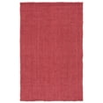 thumbnail image 3 of SAFAVIEH Natural Fiber Milica Solid Area Rug, Red, 5' x 8' - Scandinavian Design, Red, Jute, Hand Woven Pattern, Ideal for Entryway, Kitchen, Living Room, Office, 3 of 12