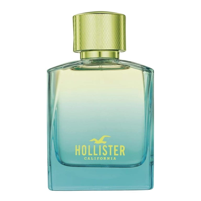 Hollister California Wave 2 Eau De Toilette Spray for Men, 1.7 oz