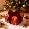 thumbnail image 6 of WDOBM Christmas Decorative Bows, Red Oversized Fluff Christmas Bow Ornament Tree Wedding Decor, Christmas Tree Bow, Velvet Christmas Bows for Home Decor Indoor, 6 of 6