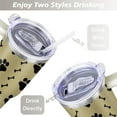 thumbnail image 5 of Cute Dog Design 40oz Tumbler with Handle - Double Wall Insulated Coffee Mug for Women - Dog Mom Gift Travel Cup with Straw, 5 of 7