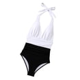 thumbnail image 3 of Traje de natación de la cintura para los trajes de baño para mujeres para la fiesta de viajes de deportes acuáticos de clubes navideños L, 3 of 8
