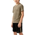 thumbnail image 5 of Swuxness Toddler Short Sleeve 2 Piece Suits Summer Casual Round Neck Tops and Short Pants, 5 of 5