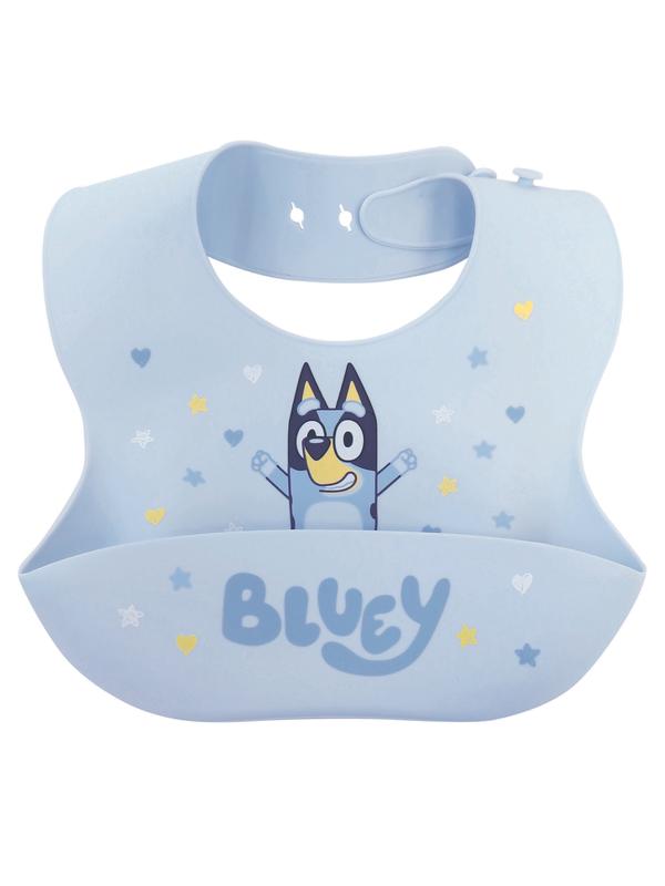 Neat Solutions Bluey Silicone Bib, Food-Grade photo 2
