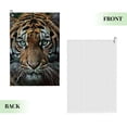 thumbnail image 2 of ONETECH Tiger Wildlife Golf Towel Christmas 24x16in 2PC, 2 of 7