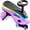 Purple, variant on ZIFFY 45W 5.5A Light-Up Electric Wiggle Car On Toy, 2-in-1 Swing Car, 2 Speed Ride,Anti-Rollover , Flashing Wheels ，Rechargeable Battery,Blue