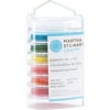 Modern Festive Pigment Ink Pads 6/Pkg-Brights, Pk 1, Martha Stewart