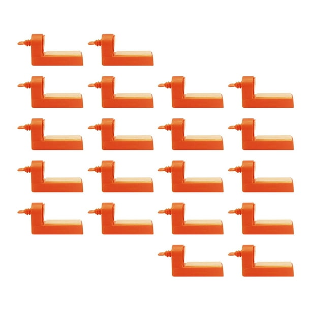 Sistema de nivelación de azulejos 20x, herramienta de nivelación de ángulo macho, azulejos de pared de piso mejorados reutilizables reemplazables,
