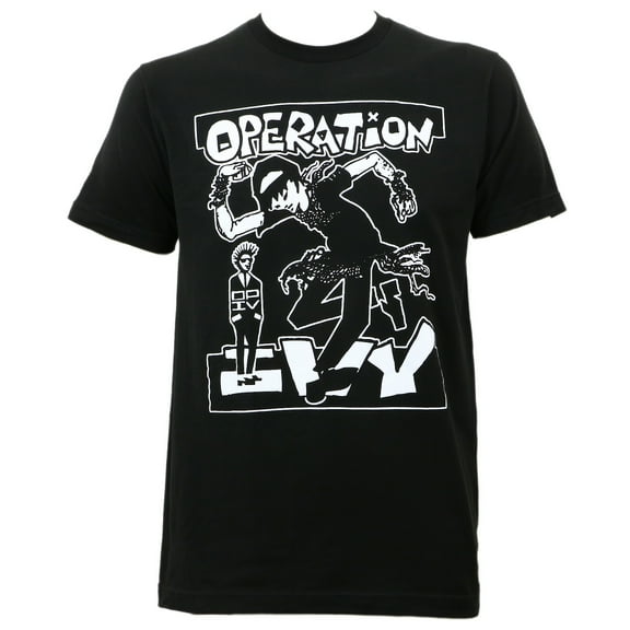 Operation Ivy Men's Skankin' T-Shirt Black Medium | Officially Licensed Merchandise