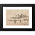 thumbnail image 2 of James Abbott McNeill Whistler 14x11 Black Modern Framed Museum Art Print Titled - Island of the City, Paris (1859), 2 of 5