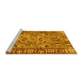thumbnail image 2 of Ahgly Company Machine Washable Indoor Rectangle Abstract Yellow Modern Area Rugs, 5' x 7', 2 of 4