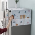thumbnail image 2 of Funda para refrigerador, cubierta antipolvo, impermeable, para el hogar, con acabado antiaceite, funda para refrigerador, funda de tela para refrigerador, 2 of 5