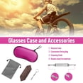 thumbnail image 2 of Funda para gafas de sol Fintie Hard EVA Shell a prueba de golpes, magenta, 2 of 9