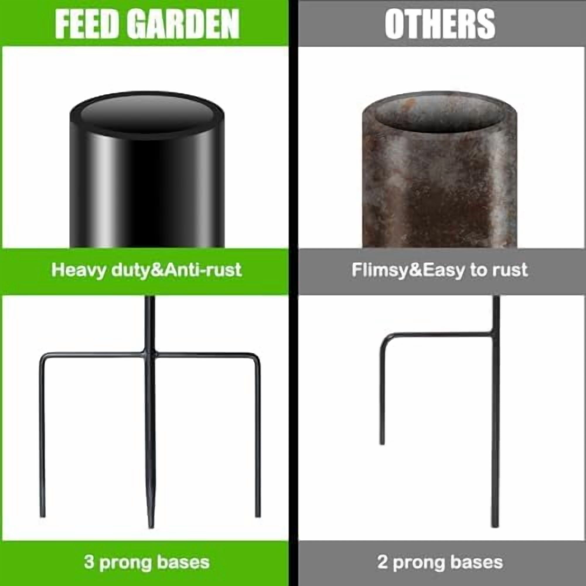 Jointown Adjustable 48 Inch Small Shepherd Hooks for Outdoor, Garden Hook for Lanterns, Shepard Hooks for Hanging Plants, Bird Feeders, Solar Lights, Mason Jars, Weddings Decor,2 Pack