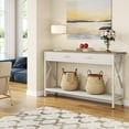 thumbnail image 6 of Tribesigns 70.9" Long Sofa Console Table with 2 Drawers, Wood Entryway Tables with Storage Shelves, 6 of 6