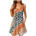 thumbnail image 1 of LSLJS Robes d'Été pour Femmes 2024 Col Rond Imprimé Sans Manches Tunique Robes Grande Taille T-Shirt Robes, 1 of 4