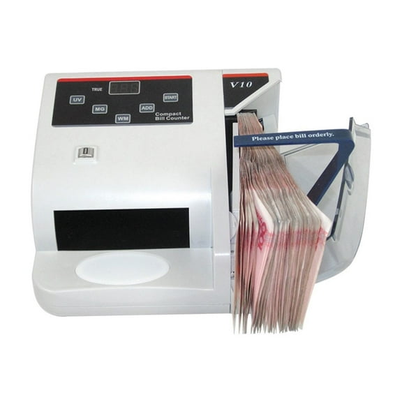 V10 Portable Handy Money Euro Notes Counting Machine Fake Bankenotes Detection Money Counter ,Accurate and Fast
