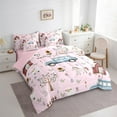 thumbnail image 3 of jejeloiu Rustic Floral Sunflower Bedding Comforter Set 7-Piece,Country Farmhouse Cabin King Bedding Sets,Farm Horse Sheep Bed Sheets For Boy Kids,Microfiber Bedroom Decor Reversible, 3 of 8