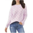 thumbnail image 2 of Vince Camuto Women's Breathable & Cozy Valentine Kit Sweater (Azalea Ice/Hearts, M), 2 of 2