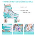 thumbnail image 2 of Patines De 4 Ruedas IOKDAD IOKDAD Para Niños Triple Protección Grande Ajustable, 2 of 5