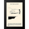 thumbnail image 2 of Retromagic 11x14 Black Modern Framed Museum Art Print Titled - Try This Illusion, 2 of 5