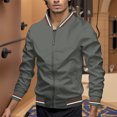thumbnail image 3 of Vedolay Jacket for Men Long Sleeve Open Front Draped Blazer Jacket Grey,3XL, 3 of 4