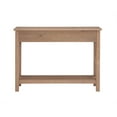 thumbnail image 6 of Linon Dalton Pine Wood Console Table in Driftwood Brown, 6 of 18
