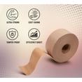 thumbnail image 4 of 16 Rolls 2.75"x450' Water Activated Tape - Reinforced Gummed Tape for Package - Strong Adhesive & Holding Power Kraft Paper Tape - Brown Packing Tape for Sealing Box (7200 feet Total), 4 of 9