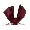 thumbnail image 5 of Boy's Poly Satin Banded Clip On Bow Ties (Burgundy), 5 of 7