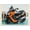 Orange, variant on Alloy Motorcycle Model Die-cast Metal Simulation Sports Racing Detailed Design Rubber Tires for Collection Display