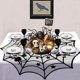thumbnail image 1 of Juegos de decoraciones de araña de 45x244 cm - Bufanda de repisa de chimenea y cubierta de mesa redonda y camino de mesa de encaje y pantalla de telaraña para decoraciones de fiesta Namotu WRST-15, 1 of 4