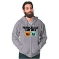 thumbnail image 5 of Funny Salty Chemistry Science Joke Zip Up Hoodie Men's Women's Brisco Brands S, 5 of 6