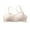 Beige, variant on 6Pcs Big Girls Bras Teens Lightly Padded Training Bra Kids Sports Adjustable Comfortable and Breathability Bralette