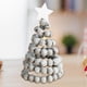thumbnail image 3 of Árbol de Navidad de mesa Adorno navideño Mini árbol de Navidad decorativo para Cuentas grises, 3 of 7