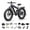 Silver Blue, variant on PUCKIPUPPY Electric Bikes for Adults 130Miles Long Range E Bike 1350W 28 mph Dual Battery Ebike (48V 15AH + 48V 15AH) 26" Fat Tire Full Suspension E Mountain Bike 8 Speed, Comply with UL2849 by SGS