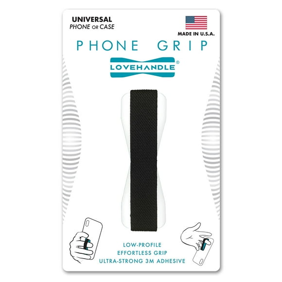 Phone Grip LOVEHANDLE LH-01White para smartphones, color negro