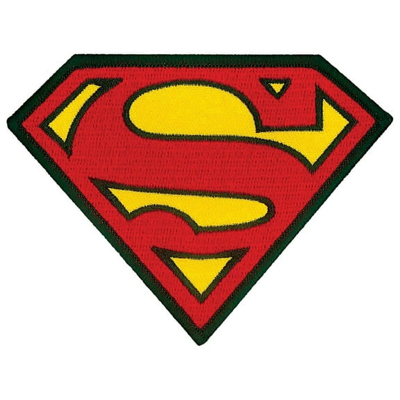 DC Comics Superman Logo Iron-On Patch Ata-Boy 10236