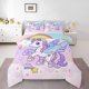 thumbnail image 1 of Juego de Ropa de Cama Feelyou Edredón de Microfibra Twin Unicornio, 1 of 8