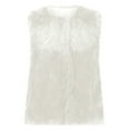 thumbnail image 5 of FNFHFY Faux Fur Vest for Women Cropped Sleeveless Fuzzy Fleece Jacket Soft Cozy Plush Waitcoat Gilet Fashion Winter Shaggy Vests, 5 of 5