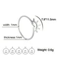 thumbnail image 5 of Stainless Steel Ring Unisex Sun Design Band Fashionable Everyday Jewelry for Women and Men Durable Closed Circle Ring Gift for Her or Him, 5 of 5