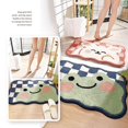 thumbnail image 3 of Alfombra de baño con forma de gato, extra suave y absorbente, lavable a máquina, alfombrilla antideslizante para bañera, ducha y baño, 40 x 60 cm, 3 of 5