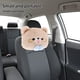 thumbnail image 3 of Almohada de peluche para reposacabezas de coche, diseño de oso, universal, transpirable, para viajes y vehículos, 3 of 7