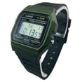 thumbnail image 4 of Casio Men's Casual Digital Black Resin Sport Watch, Green Case F91WM-3A, 4 of 6
