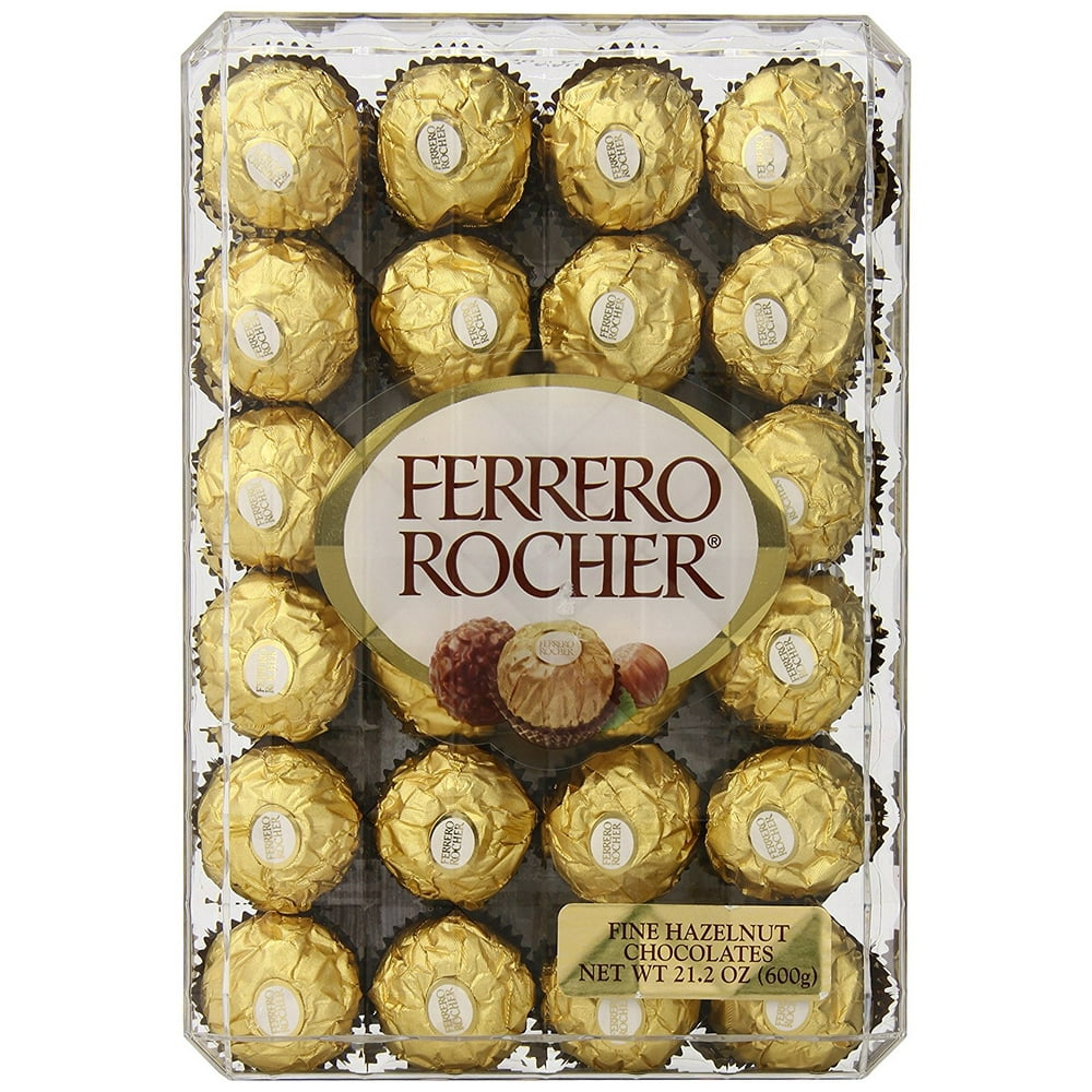 Ferrero Rocher Hazelnut Chocolates 48 Count, 21.1 oz.