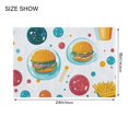 thumbnail image 4 of Yayeee Bath Rug for Bathroom Floor Non Slip Contour Fluffy Soft Absorbent Mat, 20"x24", Bubbles Hamburger, 4 of 7