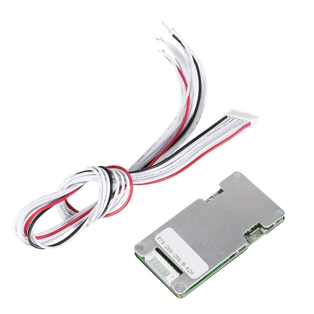 Placa de protección BMS para batería de iones de litio 18650 de 24 V, 20 A y 7S con equilibrio