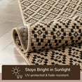 thumbnail image 5 of Well Woven 8' x 10' Natural Geometric Outdoor Rug, 5 of 8