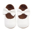 thumbnail image 3 of huajiao Baby Shoes 0 3 Months Girls Winter Babys Wedding Princess Crib for First Bowknot Dress Girls Toddler Shoes Infant Walking Shoes Sole Infant Baby Boots Newborn Shoes, 3 of 8