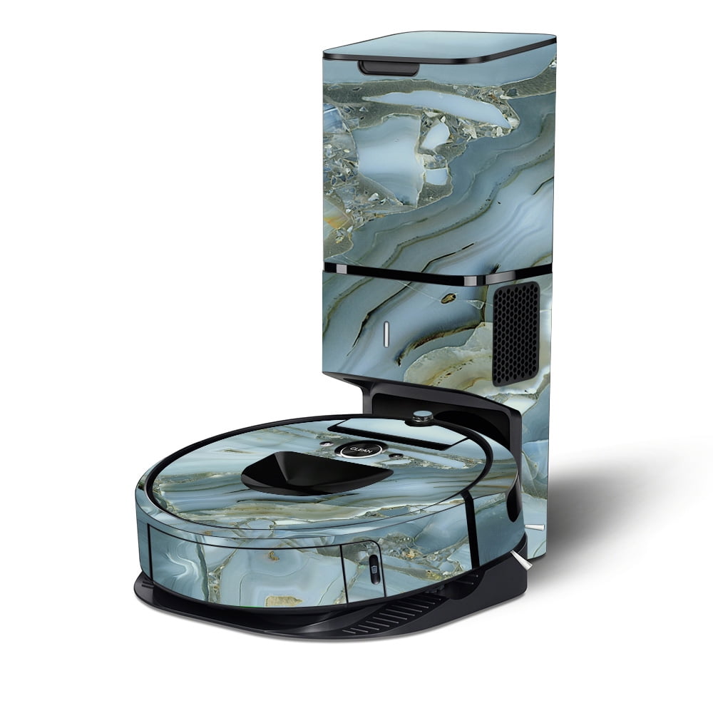 Marble Collection of Skins For Roomba i7+ Robot With Tower Coverage